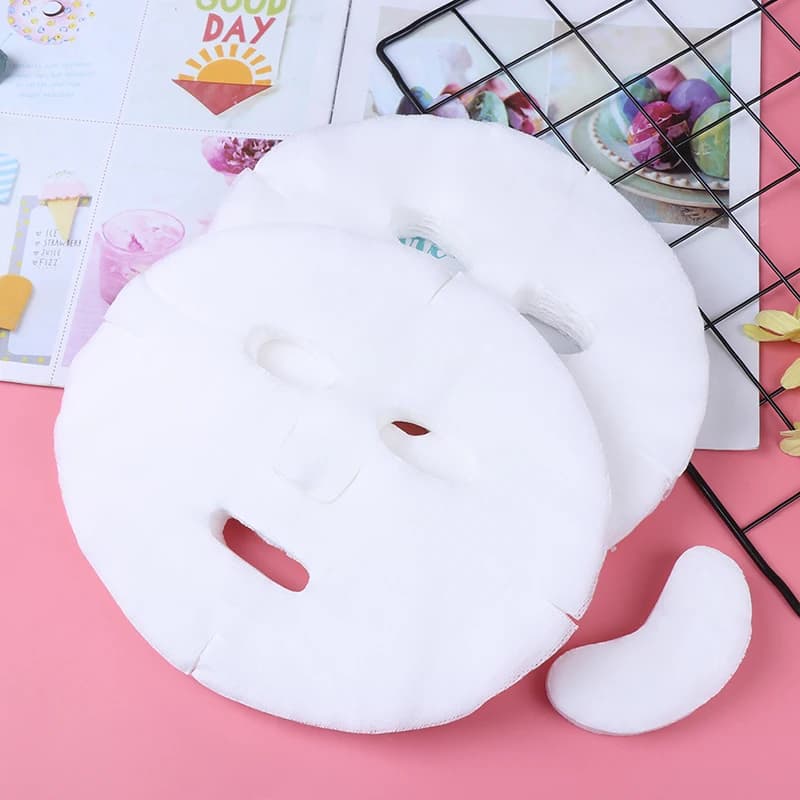 100/200pcs nuova maschera monouso fai da te morbido Non tossico puro foglio maschera strumenti di bellezza cotone traspirante maschera foglio di carta