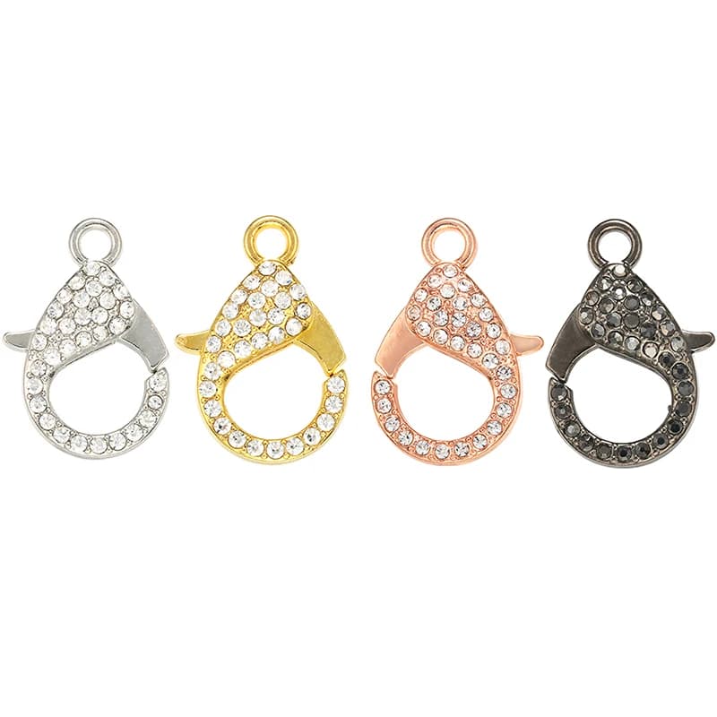 ZHUKOU cristallo Aragosta Catenacci Bracciali Collane Ganci Catena Chiusura Risultati Accessori per la creazione di gioielli All'ingrosso FAI DA TE VK75