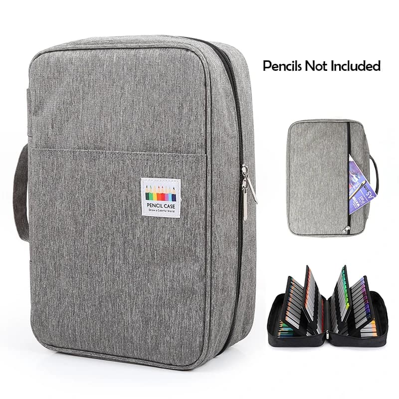 300 slot grande capacità astuccio per matite organizzatore borsa cosmetica per matita colorata pennarelli per acquerelli penne Gel grandi regali