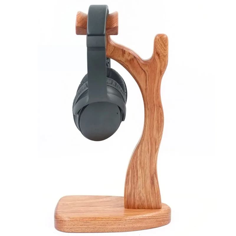 Classic Wooden Headphone Holder Universal Holder for Earphone Hook Headphone Holder Table Display for Headphones