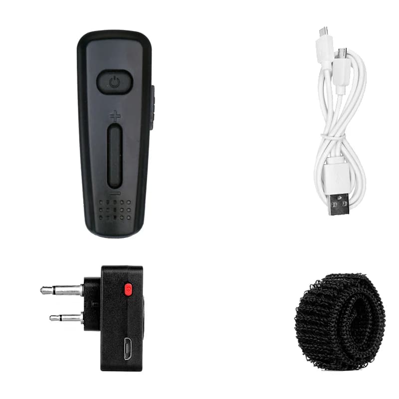 Walkie Talkie Auricolare wireless 2 pin Radio bidirezionale BT Cuffia Auricolare per Icom VERTEX VX-200 VX-500 VX-510 VX-520UD
