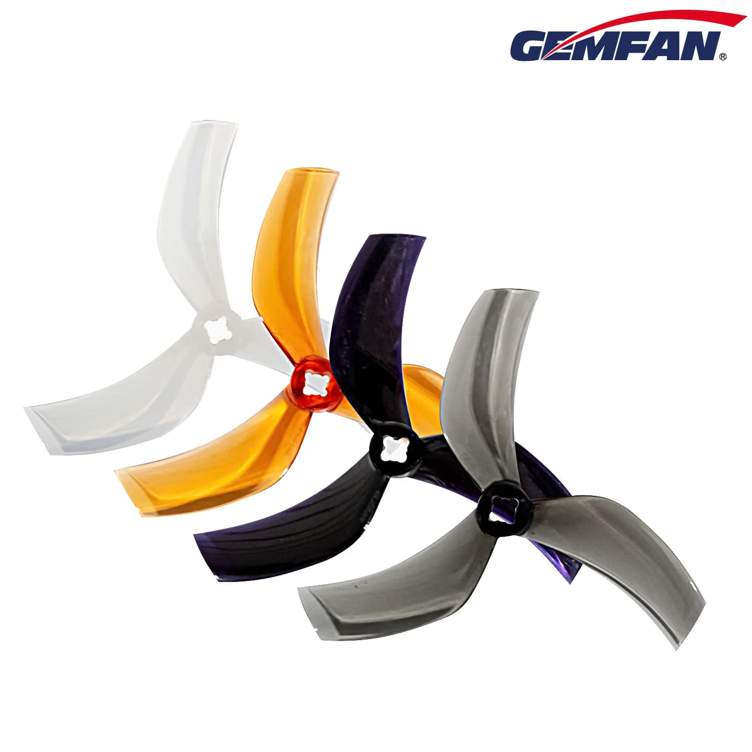 2 pairs Gemfan D90 channelled 90mm-3 helix for PC with 3 blades for FPV Racing Freestyle 3.5 inch Cineop drones channeled spare parts