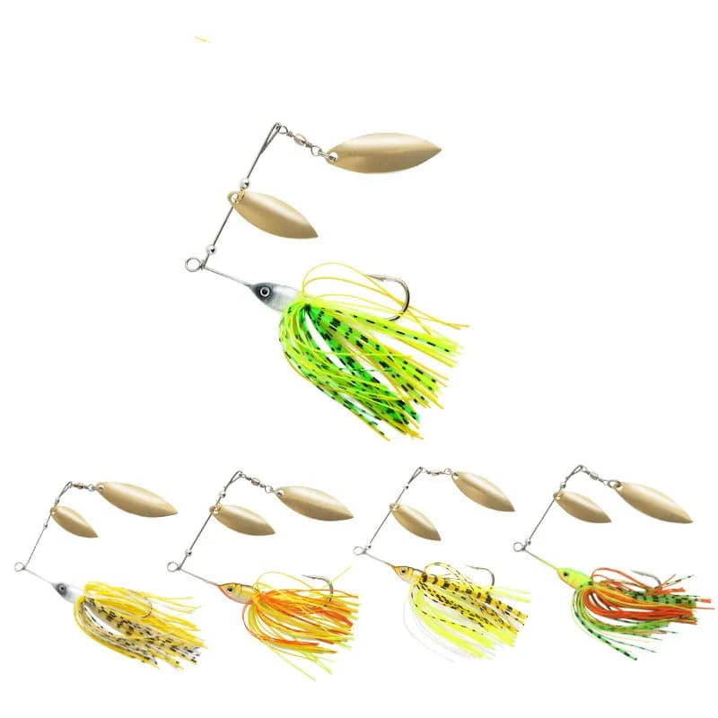 1 pz Spinner Bait 13.5g Metal Lure Hard Fishing Lure Spinner Lure Spinnerbait Pike girevole Fish Tackle Wobbler Fishing