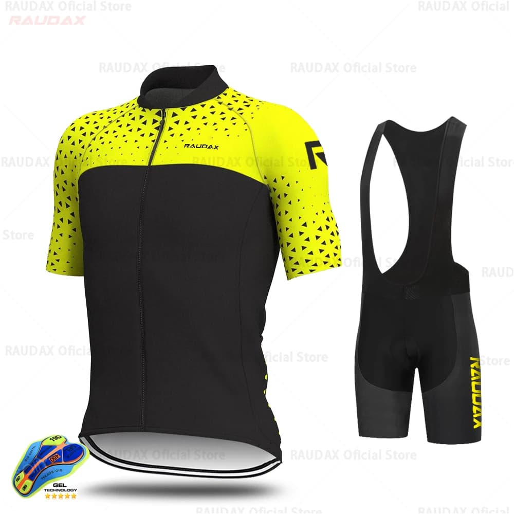 Maglie da ciclismo 2025 raudax Team Abbigliamento da ciclismo completo Pantaloncini da ciclismo MTB Maglie da bici Tute da triathlon Ropa Ciclismo