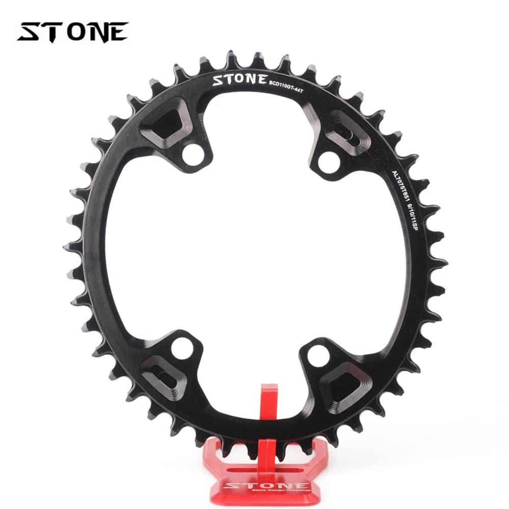 Pietra ovale bici singola ghiaia corona 34T - 60T BCD110 110mm ruota catena per GRX RX810 RX600 strada bicicletta manovella ruota dentata