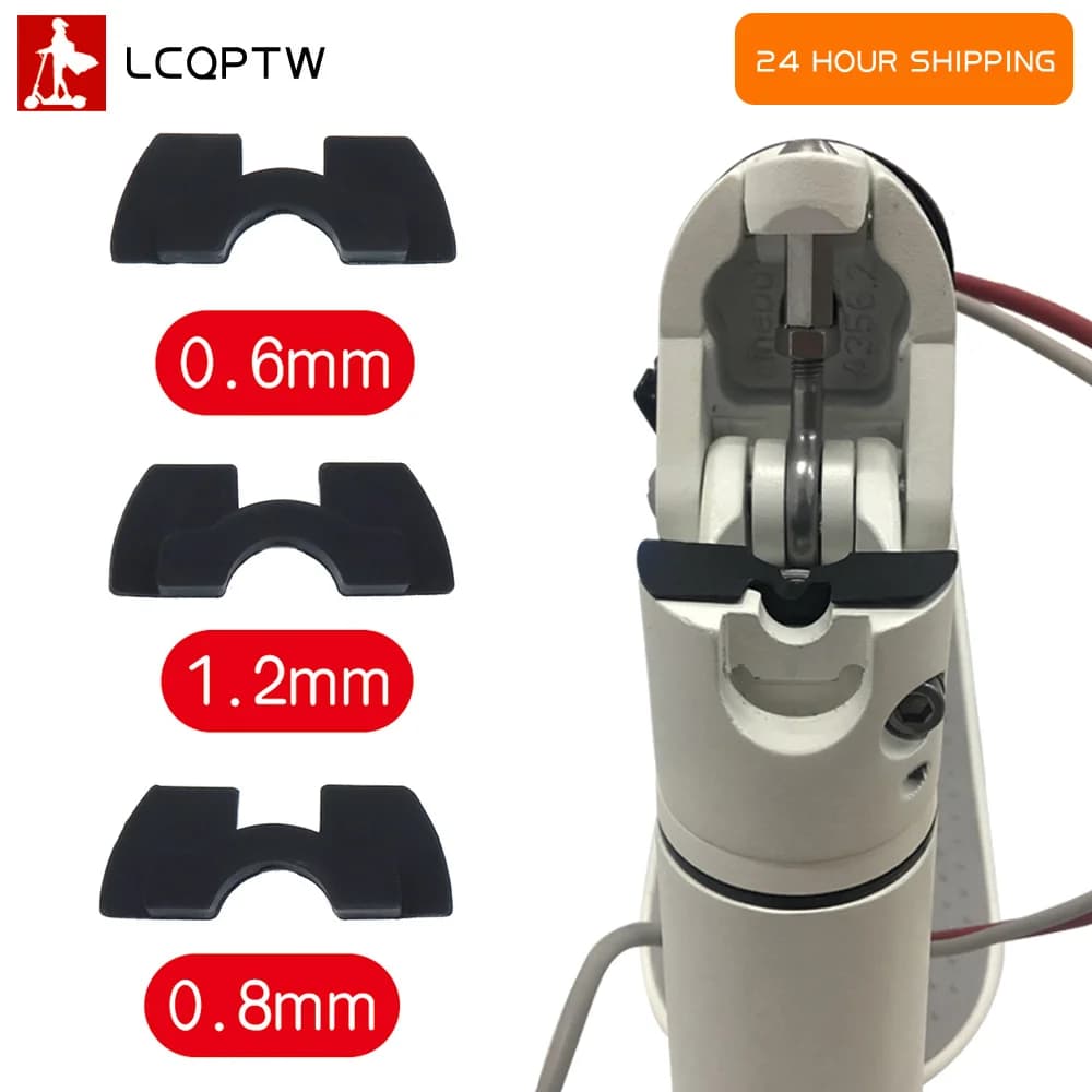 3 pezzi Scooter elettrico parte/accessori Pad in gomma Pole cuscino antiurto smorzamento delle vibrazioni in Silicone per Xiaomi Mijia M365/Pro