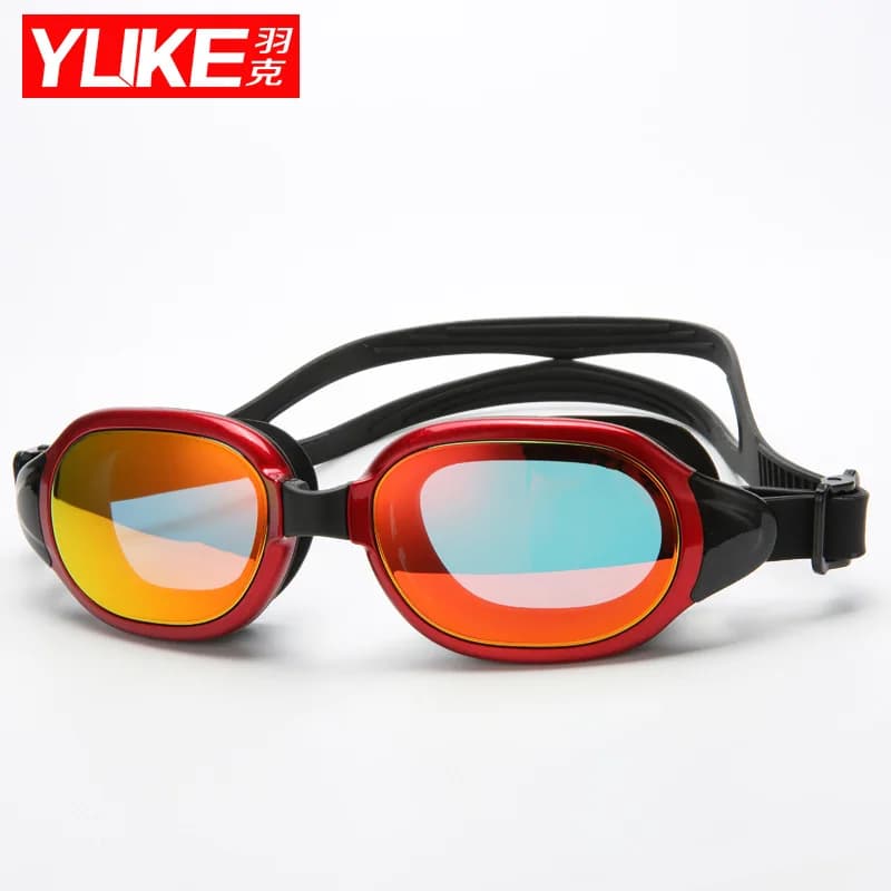 YUKE Galvanica UV Waterproof Anti Fog Swim Swim Diving Glasses Water Gafas Adjustable Swimwear for Adults