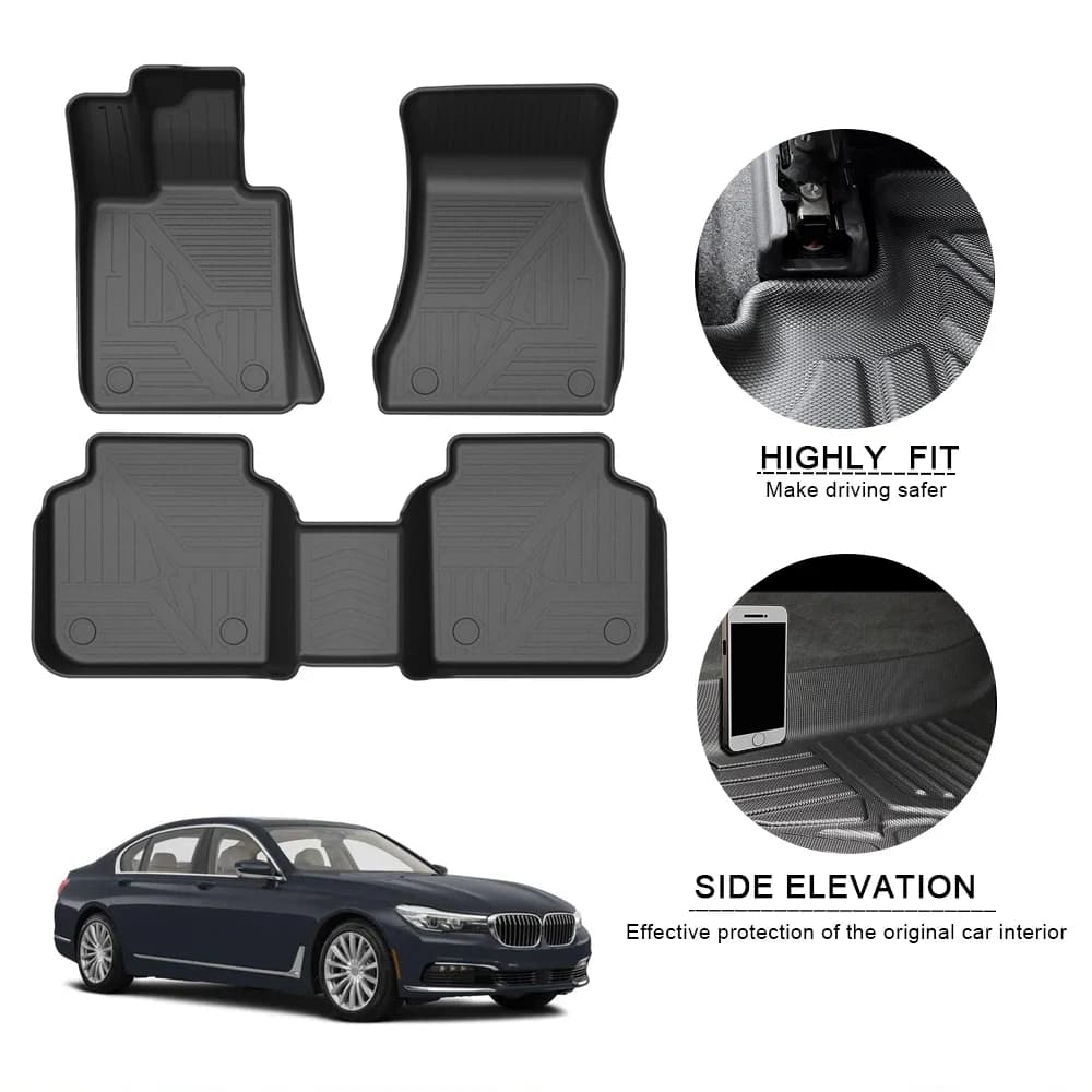 Customized Special Carpet for BMW Series 7 2016 2017 2018 2019 Auto Accessories TPE Rubber Roller Cover