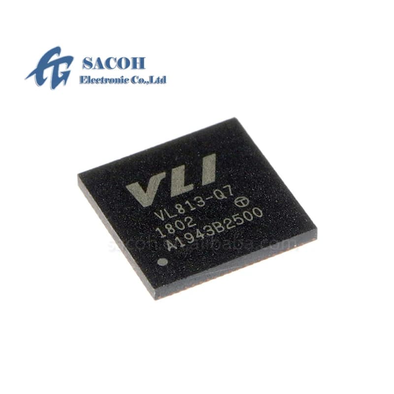 2 Pz/Lot New Original VL813-Q7 VL813 or VL812-Q7 or VL811-Q8P QFN-76 USB 3.0 Controller Chip Hub