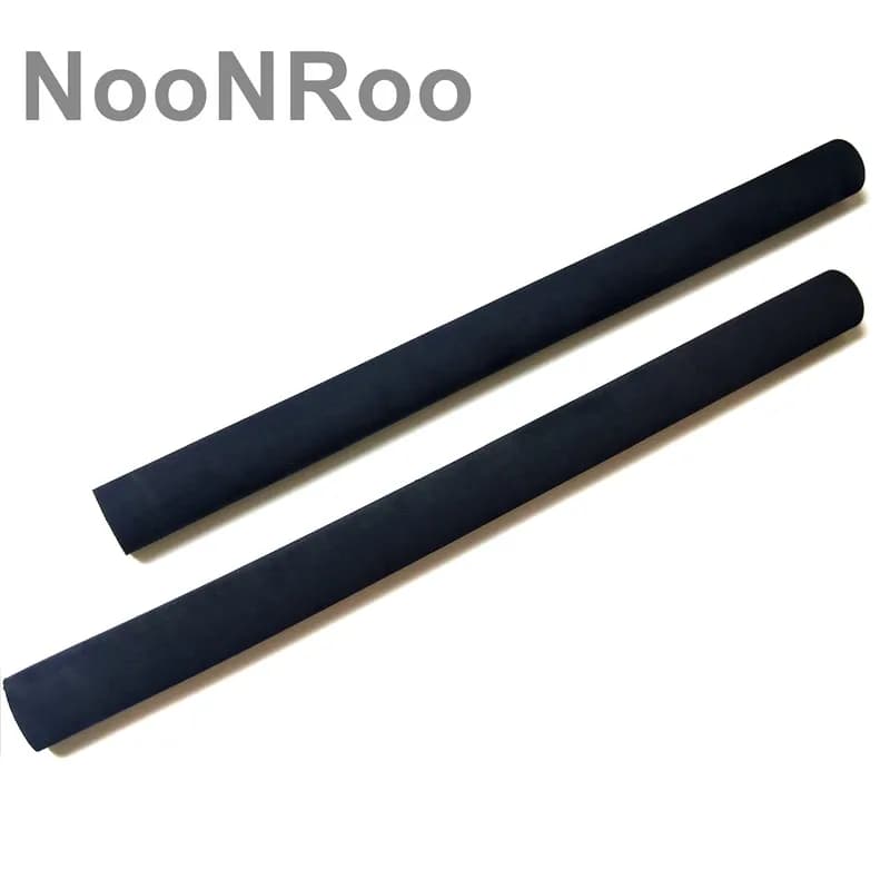 NooNRoo dritto EVA impugnature materiali colore nero riparazione canna da pesca maniglia EVA fai da te canna da pesca componenti 5 pz/set