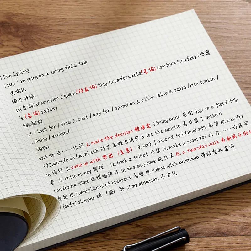 B5 grid notebook Exquisite Mind Map Notepad Thicken blank notebook for college students sketchbook journal cuaderno
