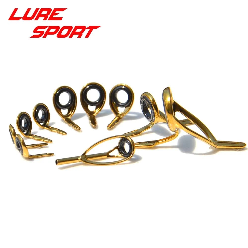 LureSport KT4 KW8 guida LG4 Top 8 9 10 pezzi set di guida telaio in acciaio dorato asta di guida riparazione di componenti per l'edilizia accessorio fai da te