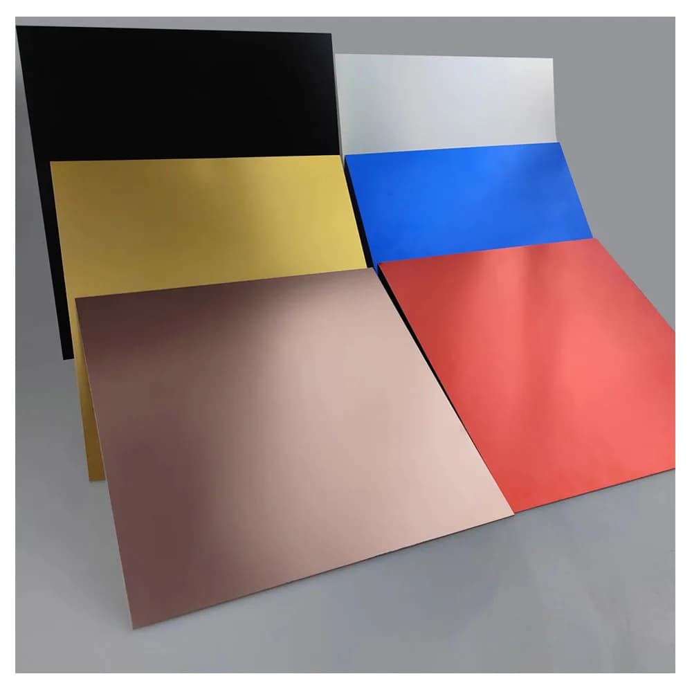 10 pezzi di metallo bianco carta 100x60x1mm piastra in alluminio anodizzato per incisione stampa Laser fai da te