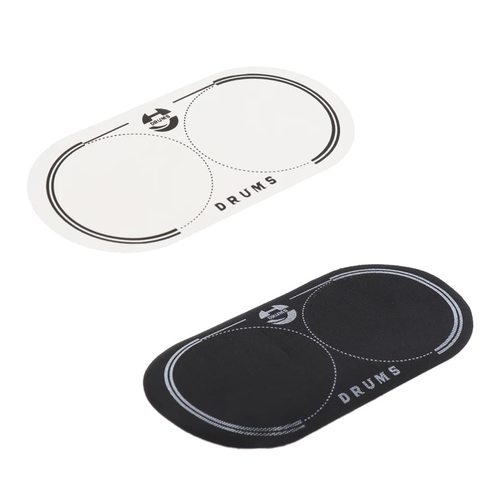 Patch per batteria per contrabbasso musicamente per parti del Kit batteria 12.8x6.5cm accessori per percussione