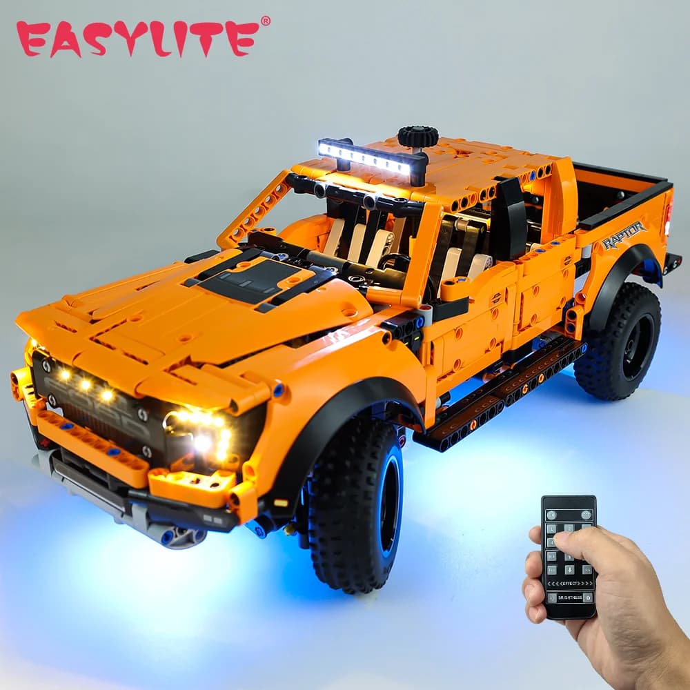Kit luce a LED per 42126 F-150 Veicolo ad alta tecnologia Raptor Pickup Auto Building Blocks Mattoni Giocattoli educativi fai da te Set di lampade Nessun modello