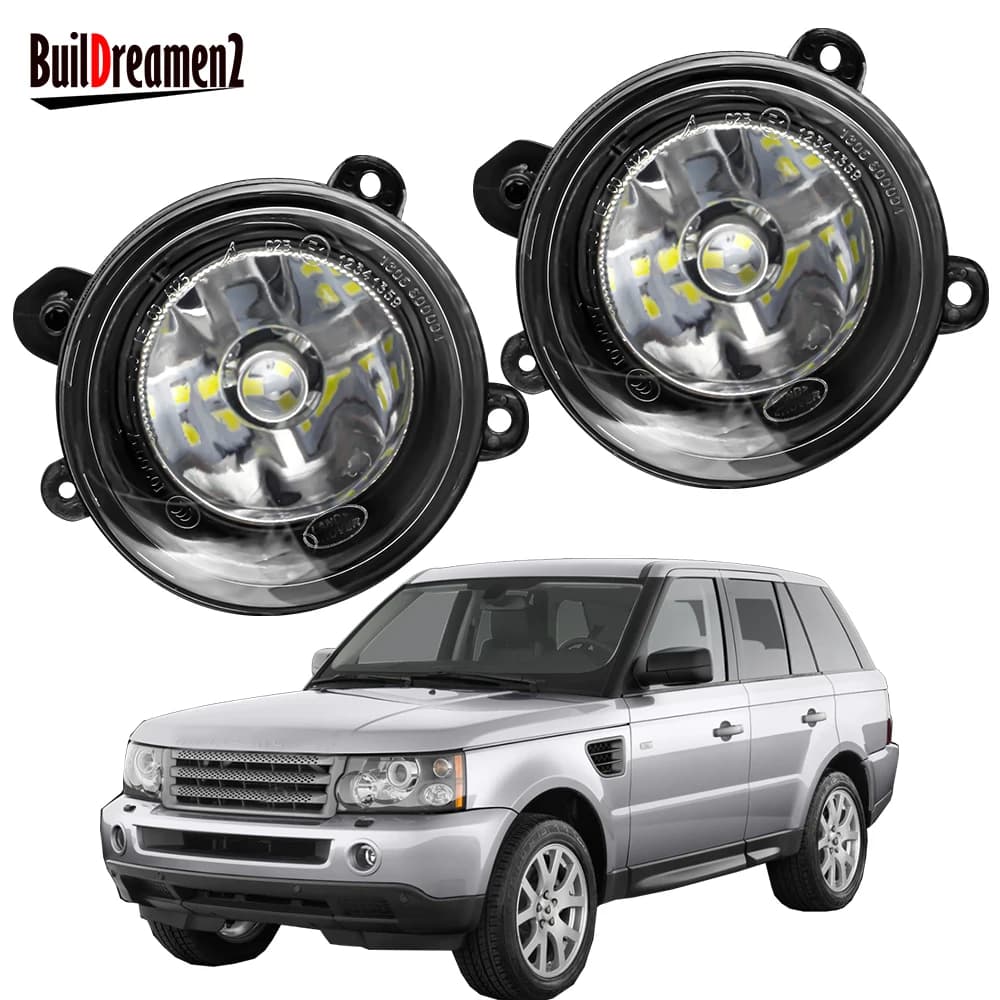 2 X group fendinebbia front bumper car for Land Rover Range Rover Sport (L320) 2005-2009 fendinebbia lampshade H11 bulb 12V