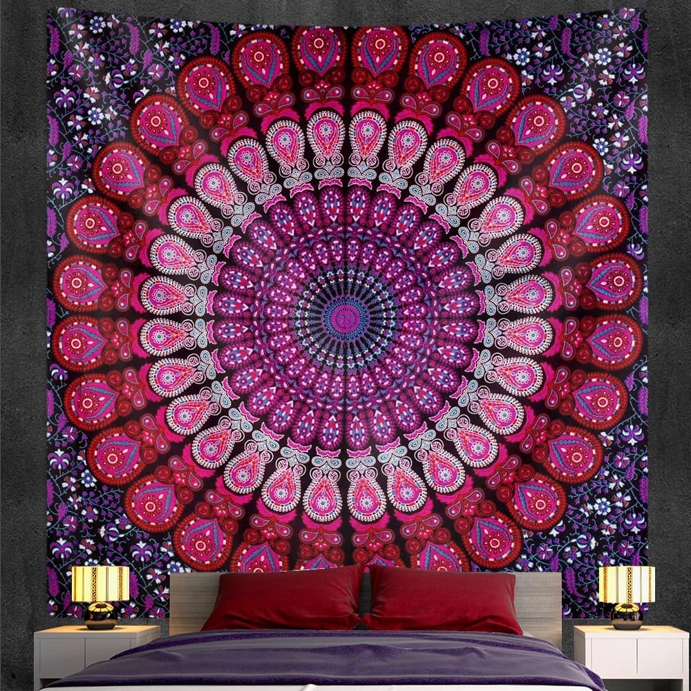 Vintage Tape Decorations For Home Scene psychedelic Indian tapestry hippie decoration bohémien sheet yoga mat