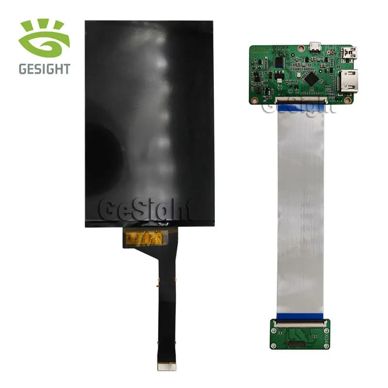 Kit completo scheda HDMI per stampante 3D LCD 6,08 pollici 2560*540 monocromatica per stampante 3D a resina UV senza retroilluminazione