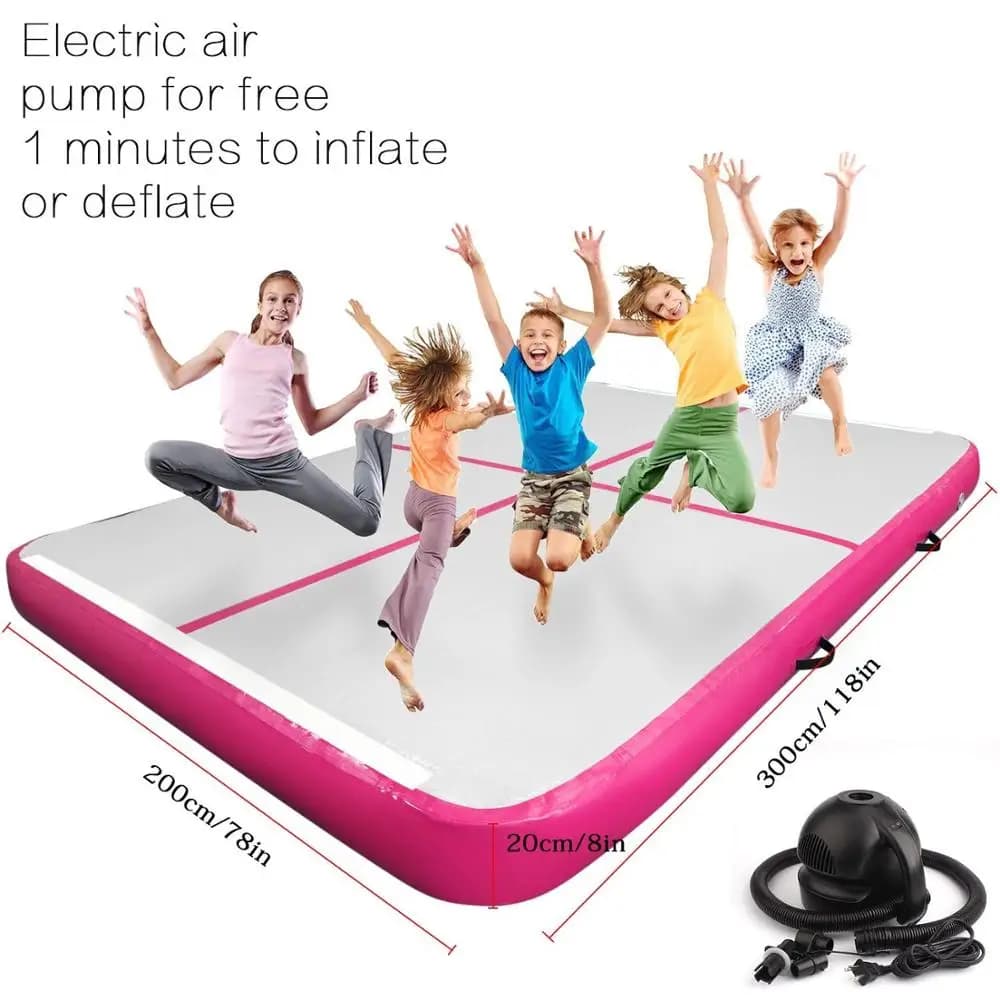 3mx2mx20cm Inflatable Trampoline Air Track Yoga Mat Gymnastics Airtrack Tumbling Mat Exercise Equipment Fitness equipment Gym accessories