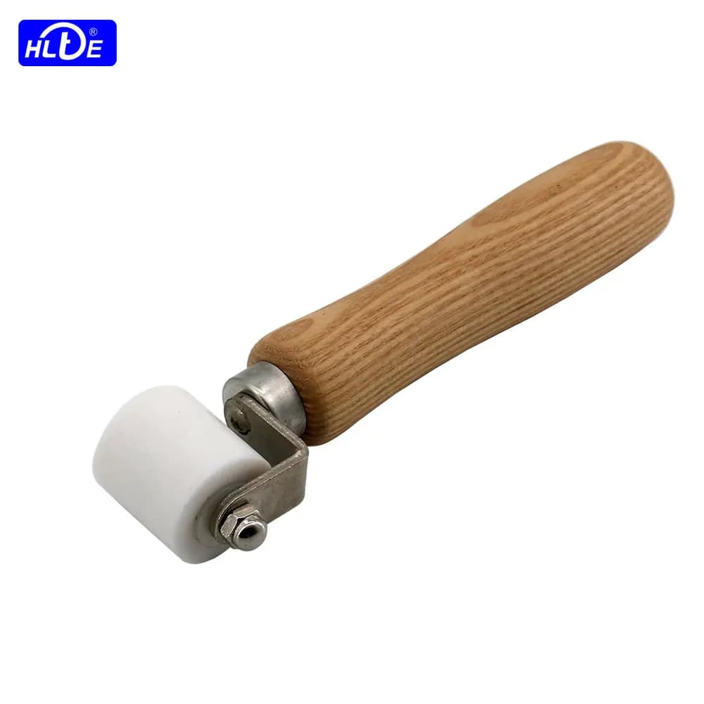 Uso bianco resistente ad alta temperatura del rullo di pressione di 30mm con il saldatore di plastica della pistola di calore della pistola ad aria calda per saldatura del PVC