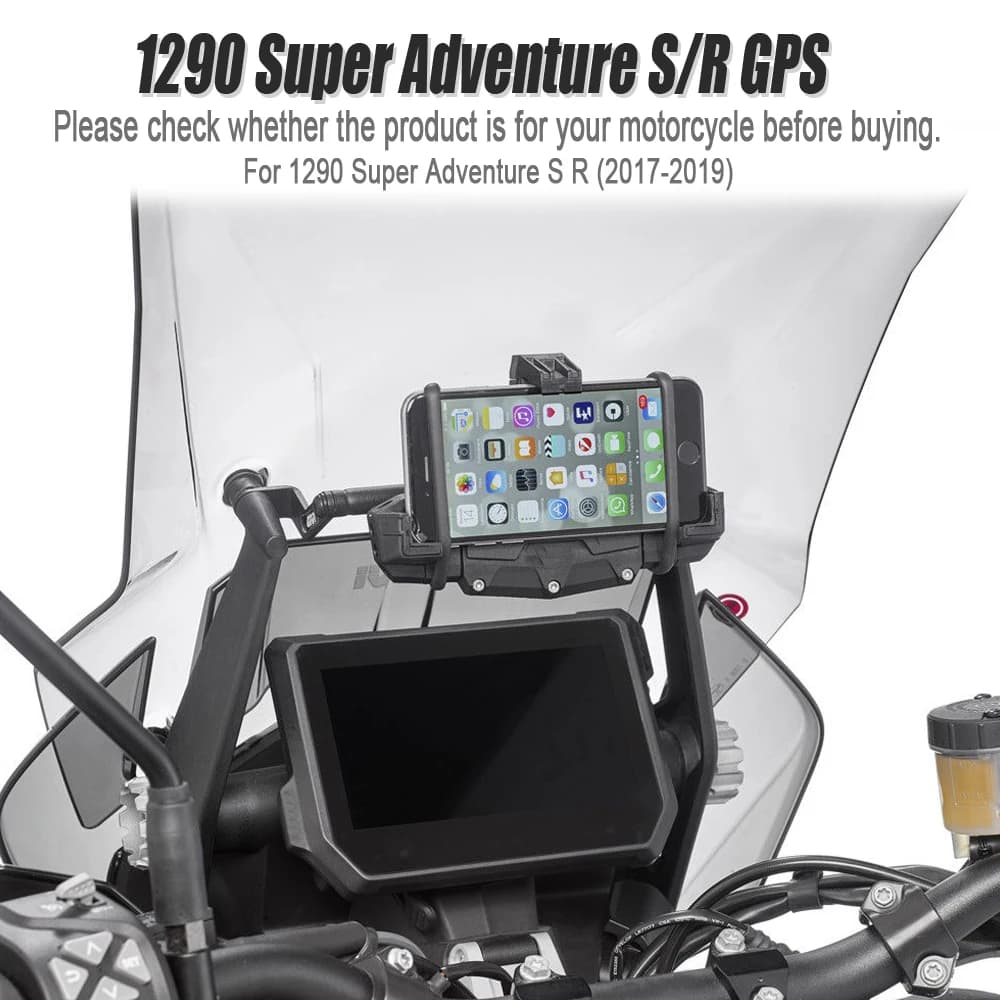 Nuova staffa di navigazione per Moto staffa adattatore di montaggio supporto GPS per telefono cellulare Moto per 1290 Super Adventure S/R 2017 - 2022