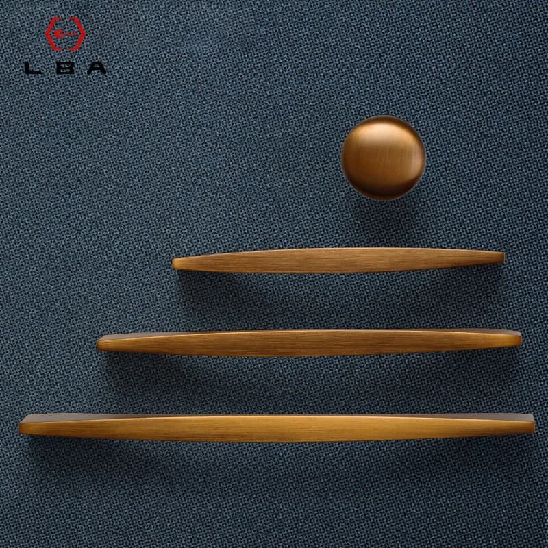 Maniglie per porte Decorative in lega di zinco per mobili in stile nordico e cinese