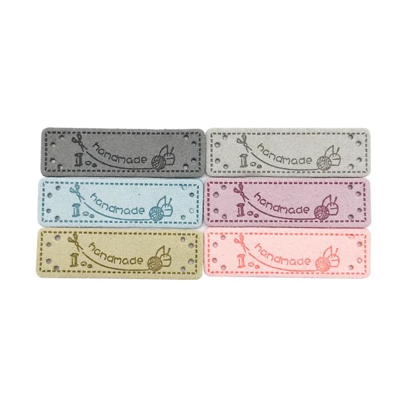Cucire etichette in pelle fatte a mano per cappello accessori per cucire cucito fai da te per scarpe da borsa etichette per abbigliamento in pelle fatte a mano per regalo
