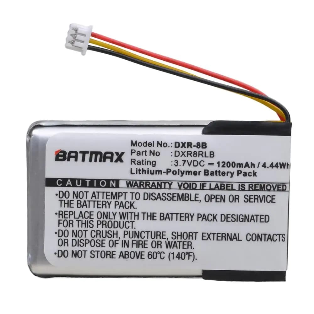 Batmax 1200mAh batteria di ricambio per Ottica Infantili DXR-8 Baby monitor batteria DXR8RLB