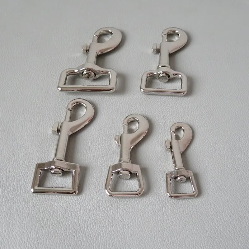 12mm 15mm 20mm 25mm 32mm ganci in metallo girevole aragosta chiusura a scatto fibbia per cintura per cane Pet guinzaglio Hardware accessorio fai da te in lega di zinco