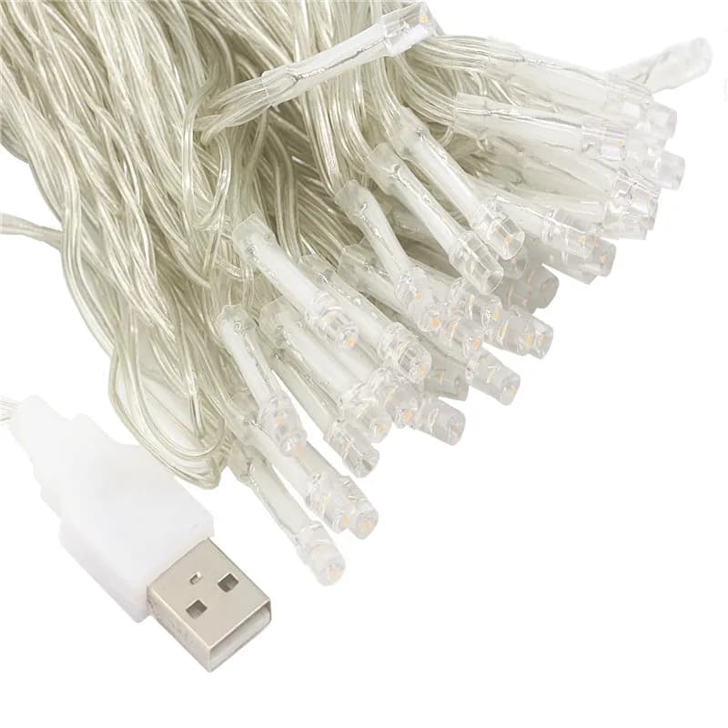 DC 5V USB RGB Led String 2m/3m/5m/10m LED Fata Luci Della Stringa per le Vacanze Di Natale Decorazione Della Festa Nuziale Ghirlanda di Illuminazione