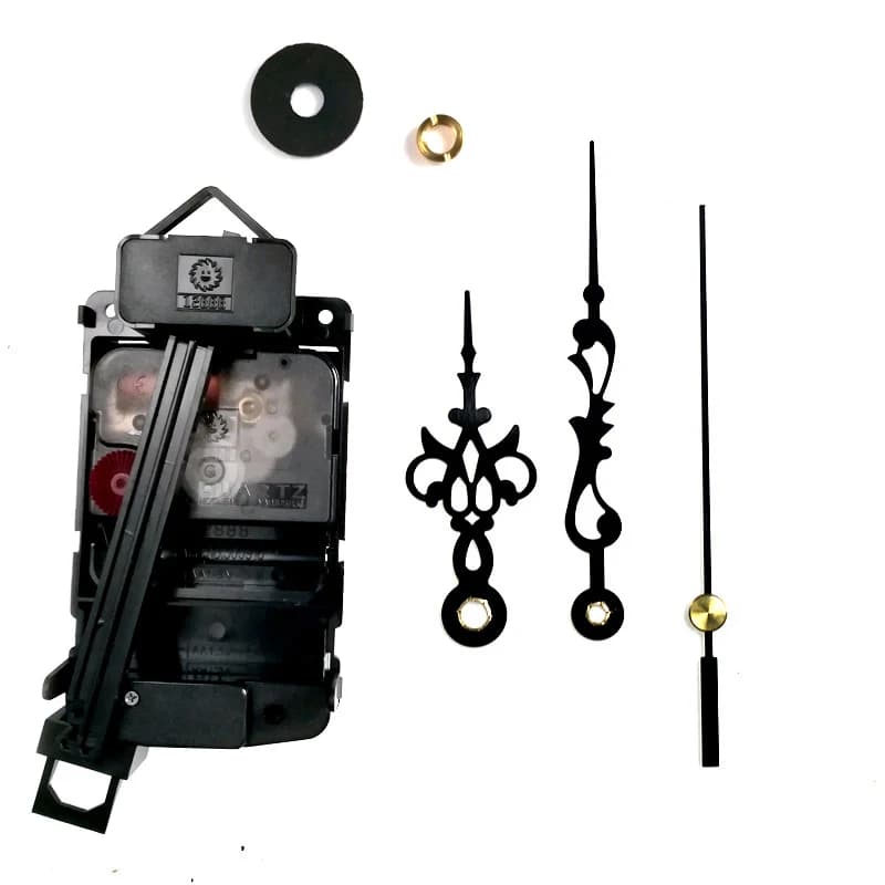 12888 Young Town vite In tipo 4 tipi movimento In plastica spazzata con pendolo 9301 lancette nere orologio accessori quarzo kit fai da te