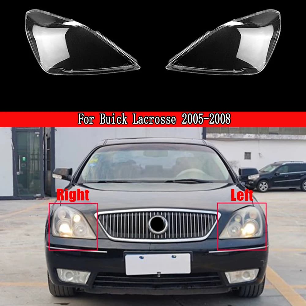 Front Headlight Shell For Buick 2005-2008 Lacrosse Transparent Headlamp Cover Lamp Shade Plexiglass Replace Original Lampshdade