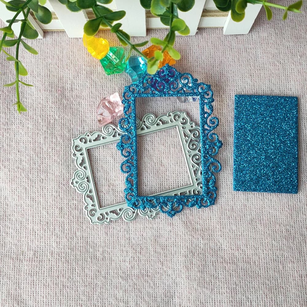 New metal die-cut lace frame, DIY mold, decorative album embossing process, die-cutting model