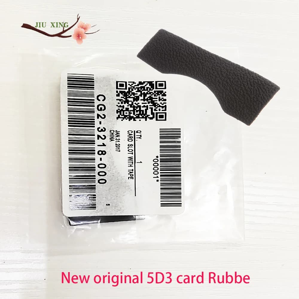 Nuovo originale per Canon 5D Mark III/5 d3 copertura in gomma CF Slot per schede SD protezione per porta in pelle coperchio antipolvere