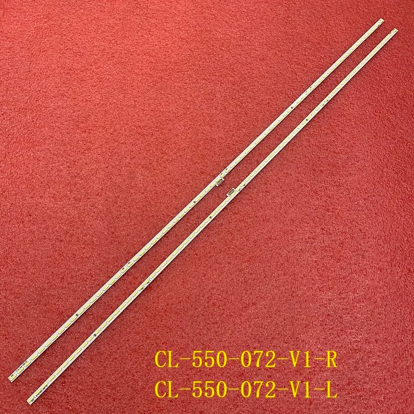 Striscia LED (2) per 55PUS7181 NS GJ55OA922 Y 55PUS7101/12 55PUS710A 55PUS7502/12 LK10024666-AO CL-550-072-V1-R L TPT550U2-EQLSJA.G
