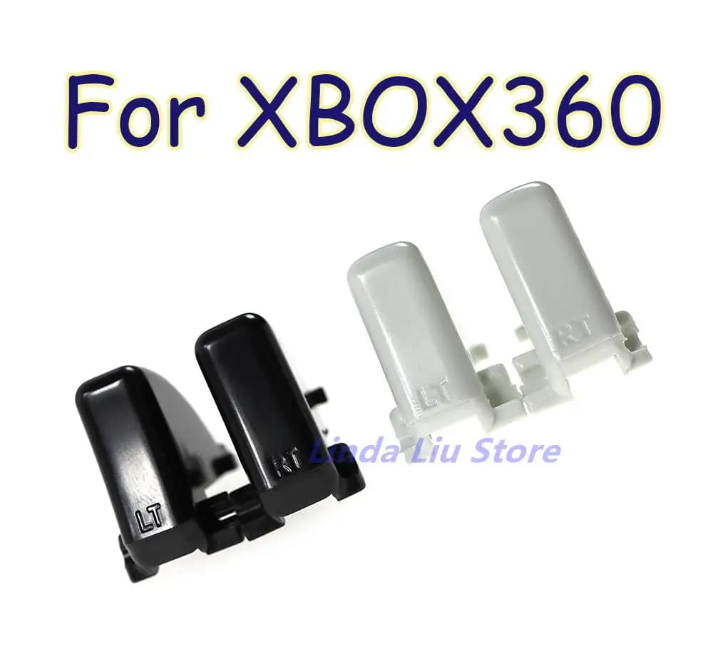 100sets=200pcs Replacement LT RT trigger buttons for xbox360 controller lt rt button for xbox 360 accessories