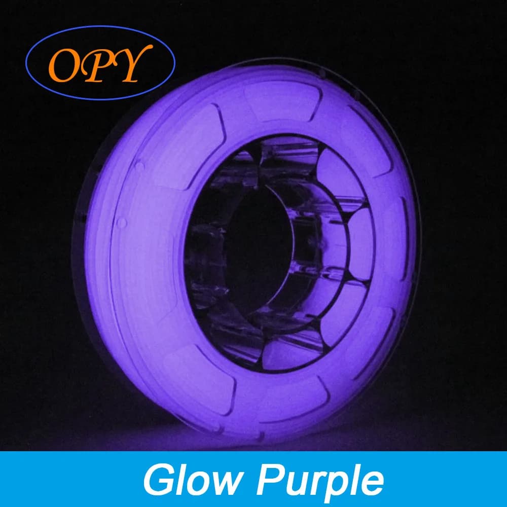Luminanza Pla filamento nottilucente incandescente Purle 1Kg 10M 100G campione 3D maniglia 1.75 Mm verde cielo blu colore rosso maniglia