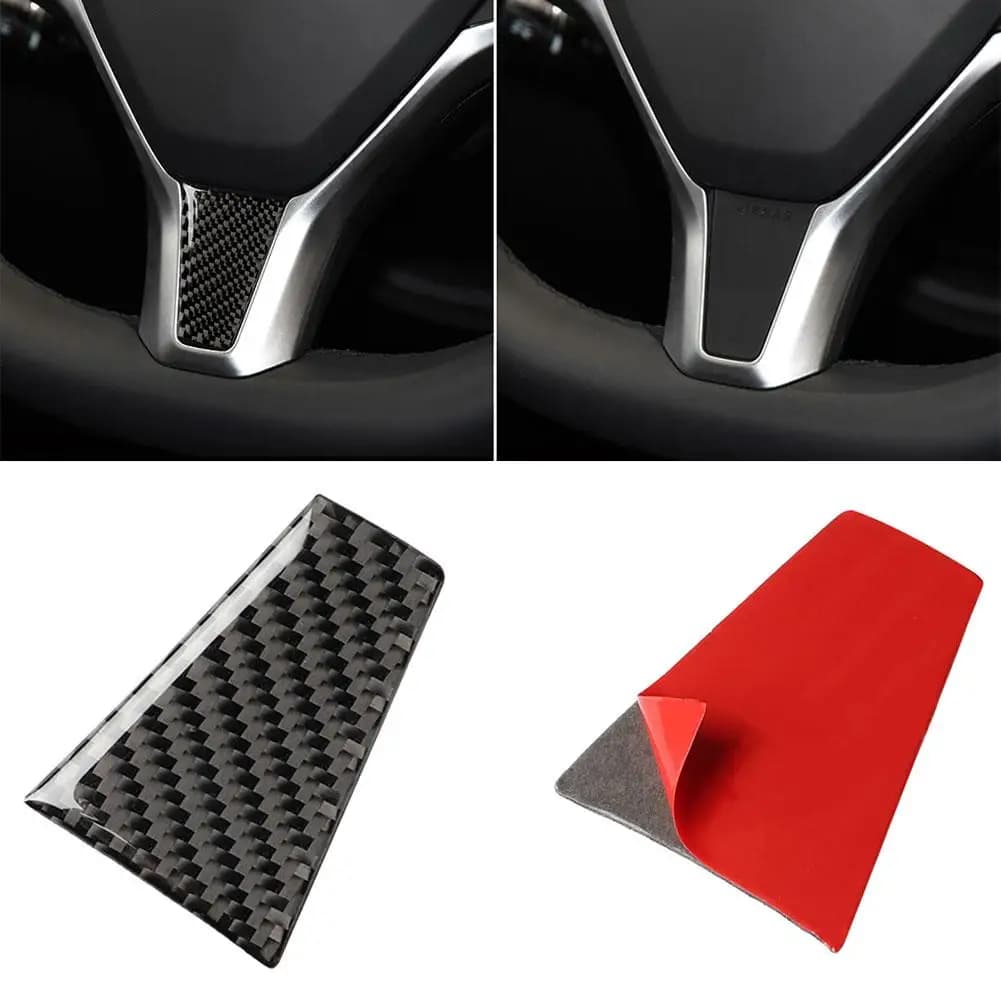 Car steering wheel sticker Car cover sticker Tesla Model SX Automobile chariot interior decoration Interior