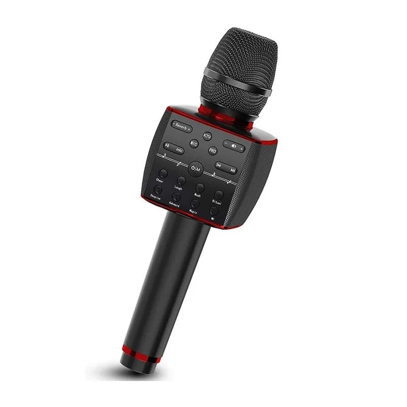 Microfono karaoke Bluetooth senza fili professionale microfono dinamico macchina da canto portatile per casa KTV Party regalo per adulti/bambini