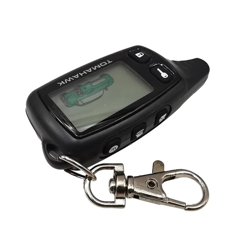 Telecomando LCD A91 per allarme auto a 2 vie Starline 91 Motorino di avviamento Starline A91 Portachiavi con allarme/Corpo LCD