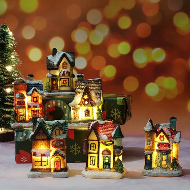 Christmas decorations for home ornaments Christmas gift for children New Year 2025 Christmas decorations Night light for bedroom with battery