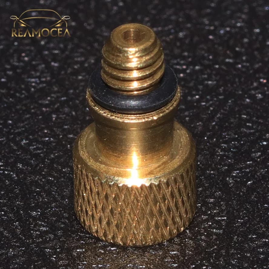 Reamocea 1Pc in lega di zinco Auto 5mm pneumatico ruota pneumatico mandrino aria pompa di gonfiaggio valvola convertita morsetto morsetto adattatore