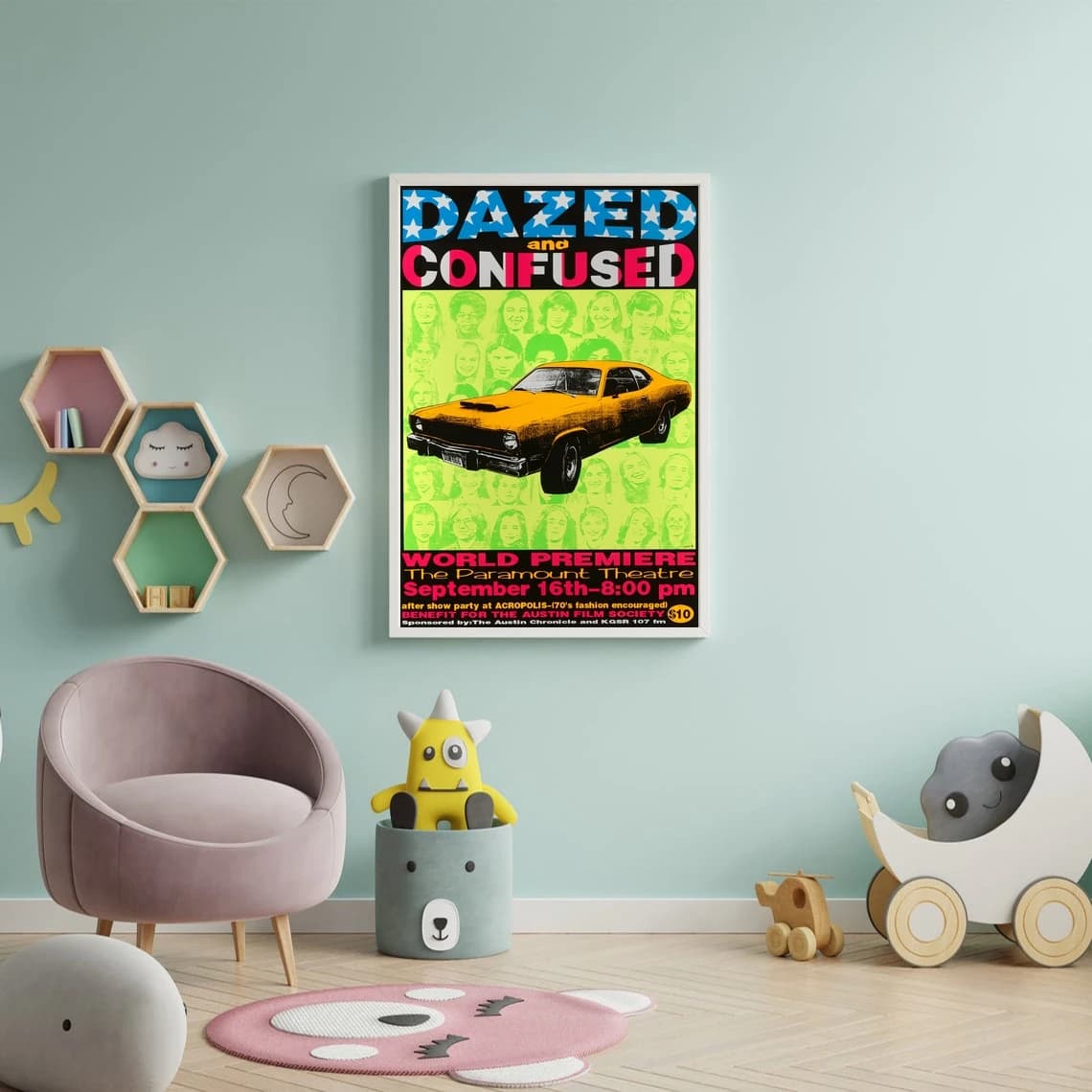 Dazed & Confused Movie Cover Poster Art Print Canvas Painting Wall Pictures Living Room Home Decor (No Frame)
