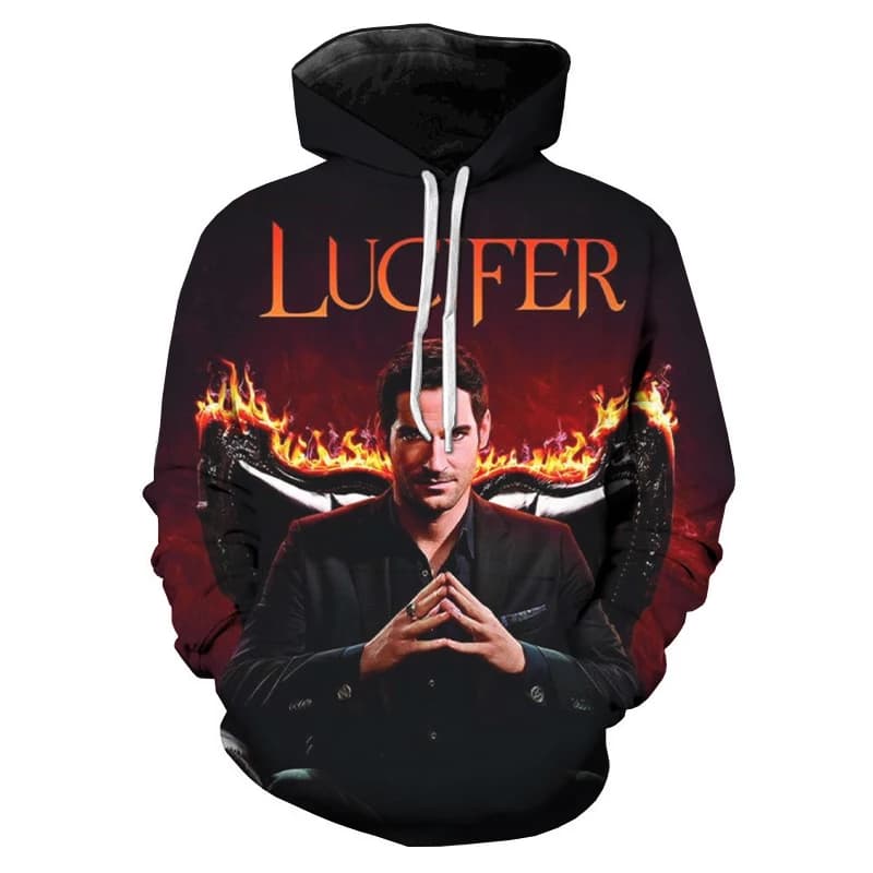 2021 Hot TV Series Lucifer felpe con cappuccio stampate in 3D moda uomo/donna felpe popolari Harajuku Hip Hop Pullover Oversize 2XS-5XL