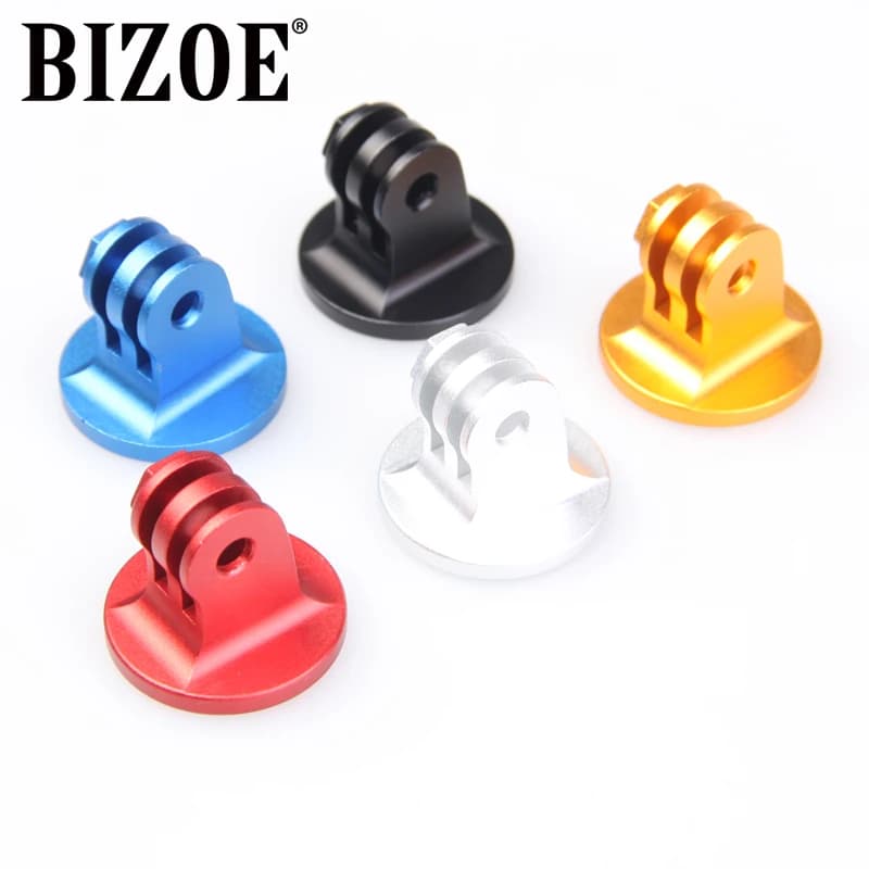 BIZOE Accessori Gopro Adattatore per montaggio su treppiede con vite a testa zigrinata in alluminio CNC per Gopro Hero 7 6 5 4 Sj4000 Xiaomi Yi DJI Osmo Action Ca