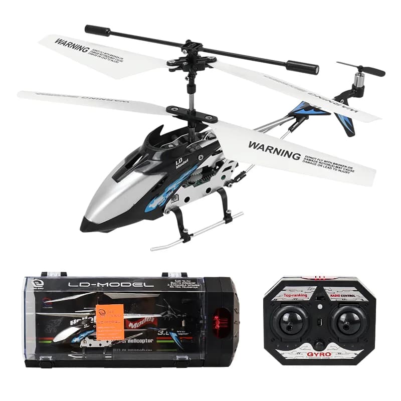 3.5 channel alloy remote controlled helicopter with lightweight USB charging children's toys RC Airplane Mini Drone Toys for Boy Kids Aircraft