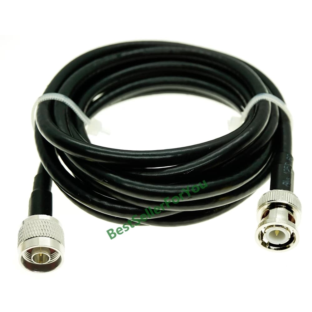 Cavo di prolunga RG58 BNC maschio a connettore maschio TIPO N lotto ponticello antenna WiFi