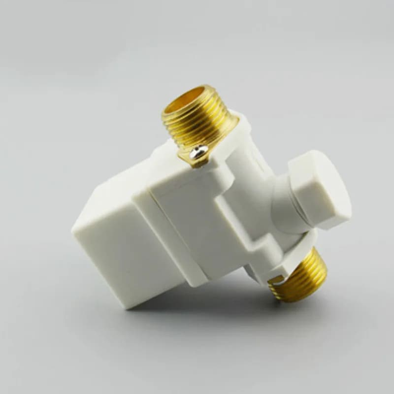 AC 220V Acqua Aria N/C Elettrovalvola a pressione aperta normalmente chiusa Elettrovalvola elettrica da 1/2 "per strumento di irrigazione da giardino