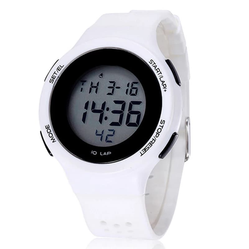 2020 sh2.5l Fashion White Watch Men Led orologi digitali uomo Casual sport Silicone orologi da polso elettronici orologio Reloj Hombre