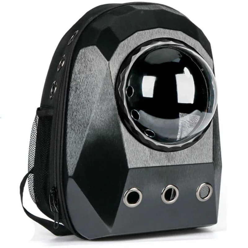 Zaino per animali domestici con bolle d'astronauta all'aperto, borsa da viaggio con finestra portatile, porta capsule spaziale traspirante per cani e gatti